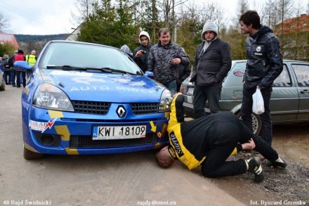Mirosław Włodarczyk i Marek Kaczmarek - Renault Clio Sport.